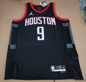 NBA 9 Brooks Houston Rockets 23-24 statement Maillot noir